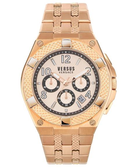 versace rose gold chronograph watch men& 39|versus by Versace women's watch.